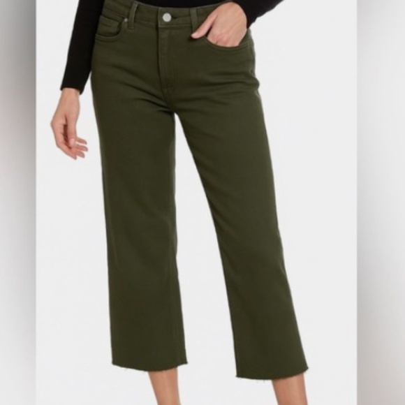 L'Agence Wanda Jean Size 28 -Color: Balsam - Olive Green - Wide Leg - High Rise - Picture 1 of 7